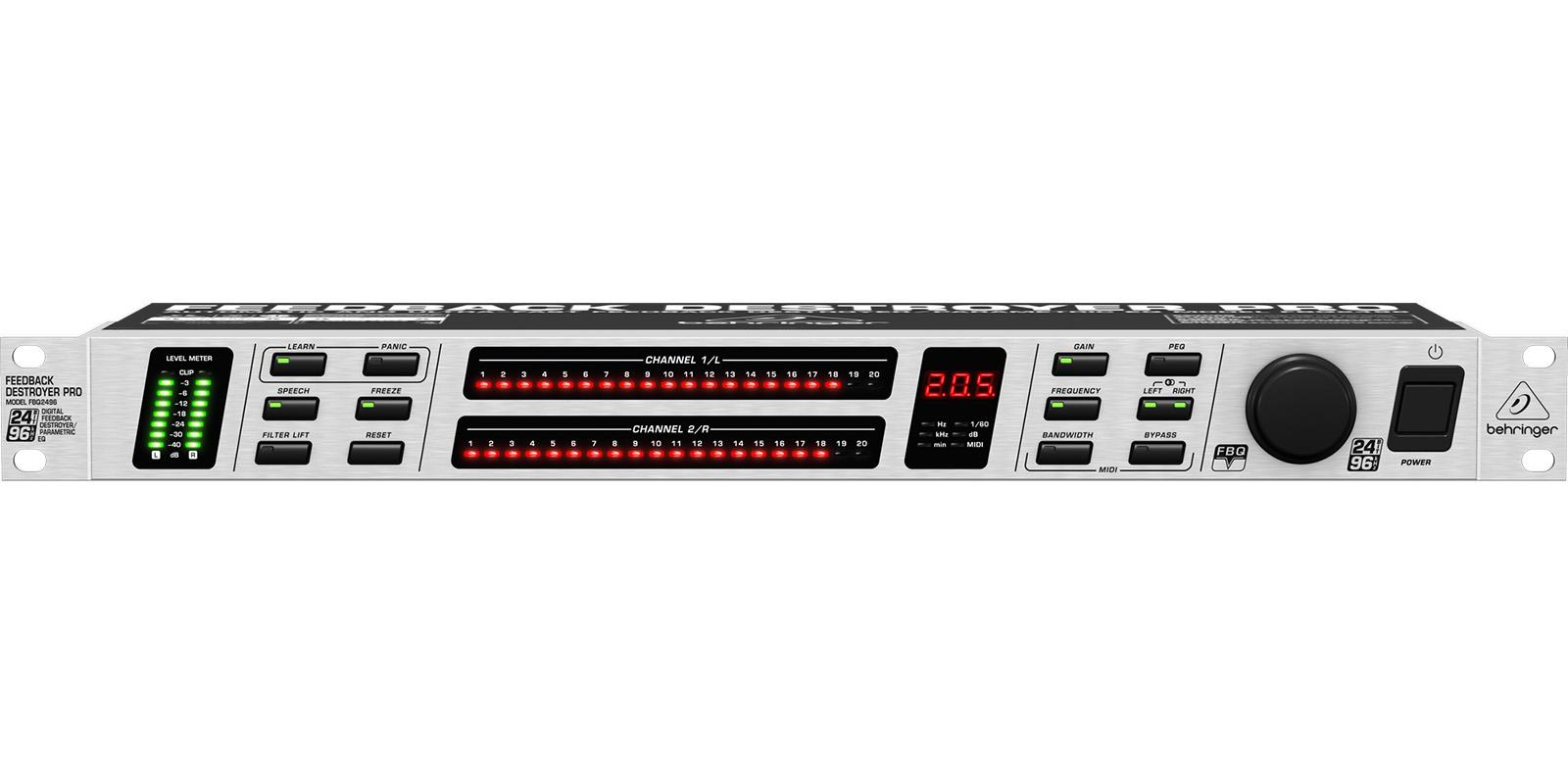PROCESADOR BEHRINGER MOD. FBQ2496