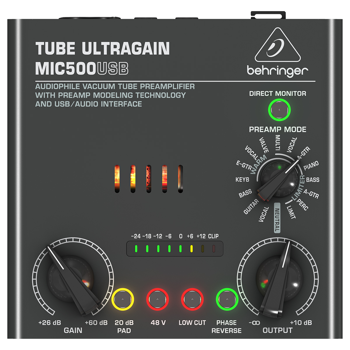 PREAMPLIFICADOR BEHRINGER MIC500USB - Image 5