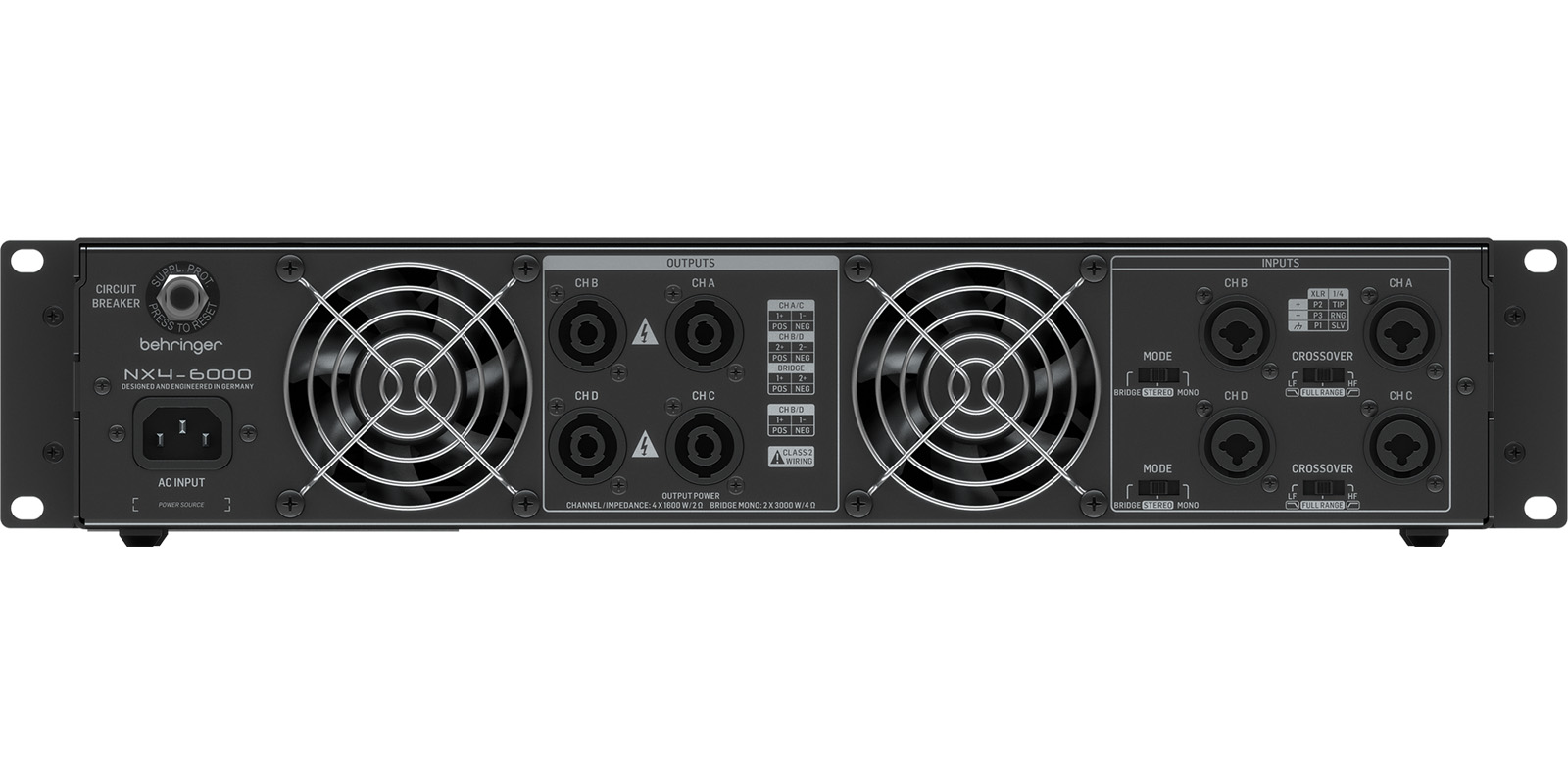 AMPLIFICADOR BEHRINGER PODER NX4-6000 - Image 4