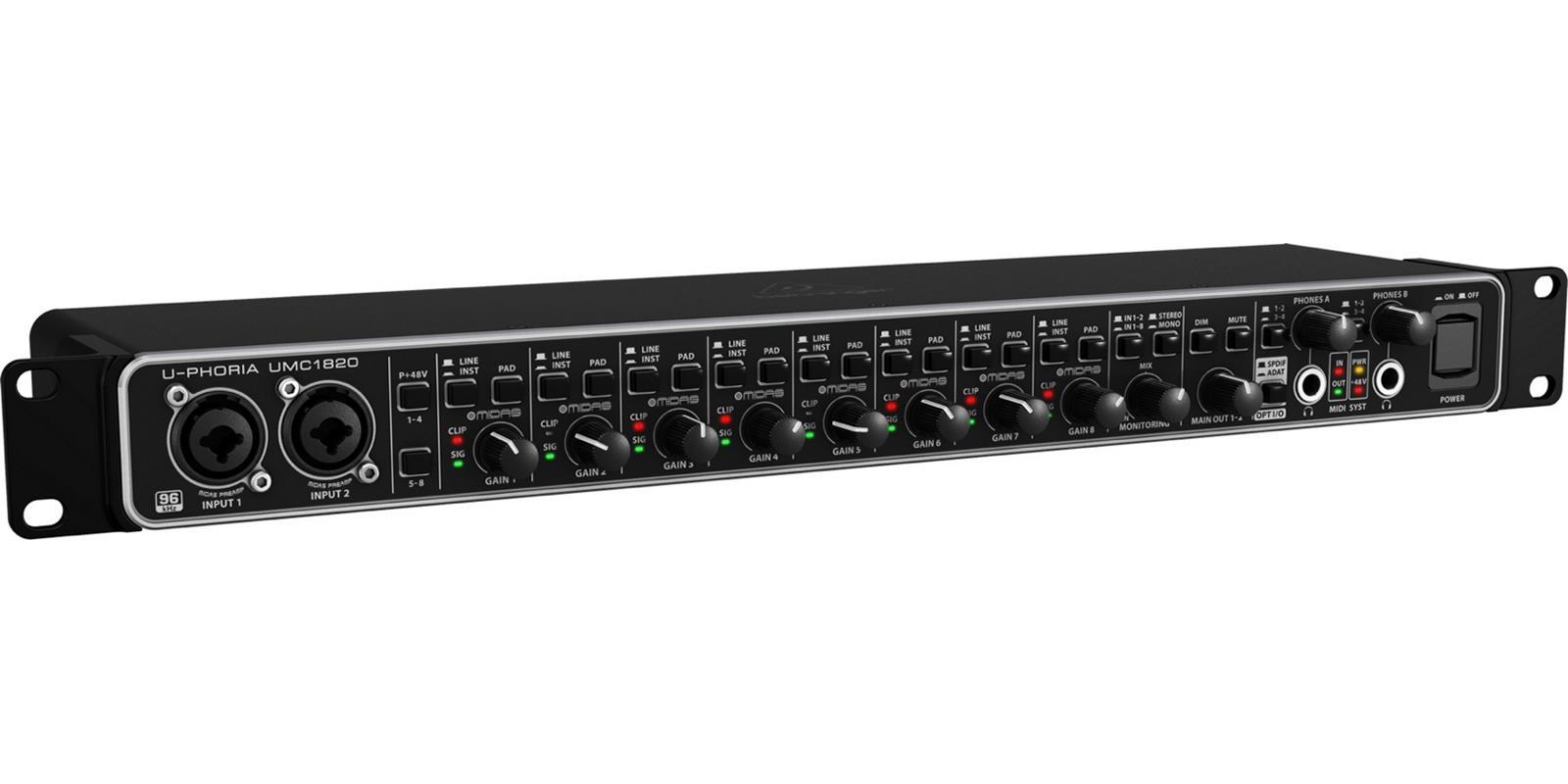 INTERFAZ BEHRINGER MOD. UMC1820