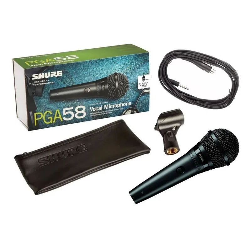 Micrófono Alámbrico SHURE PGA58 QTR Para Voces - Image 2