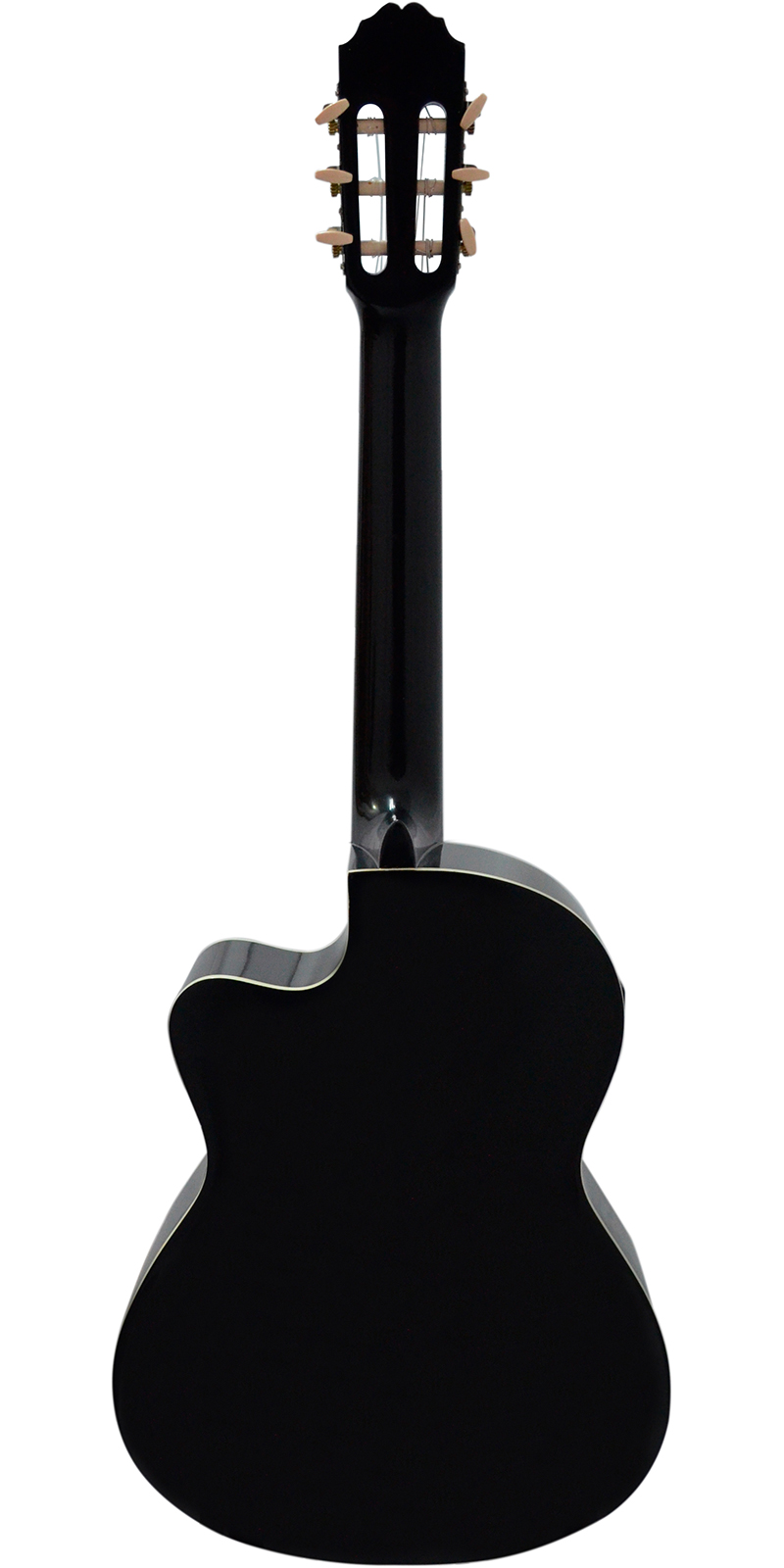 GUITARRA GEWA E/ACUST. 4/4 NEGRA RESAQUE - Image 4