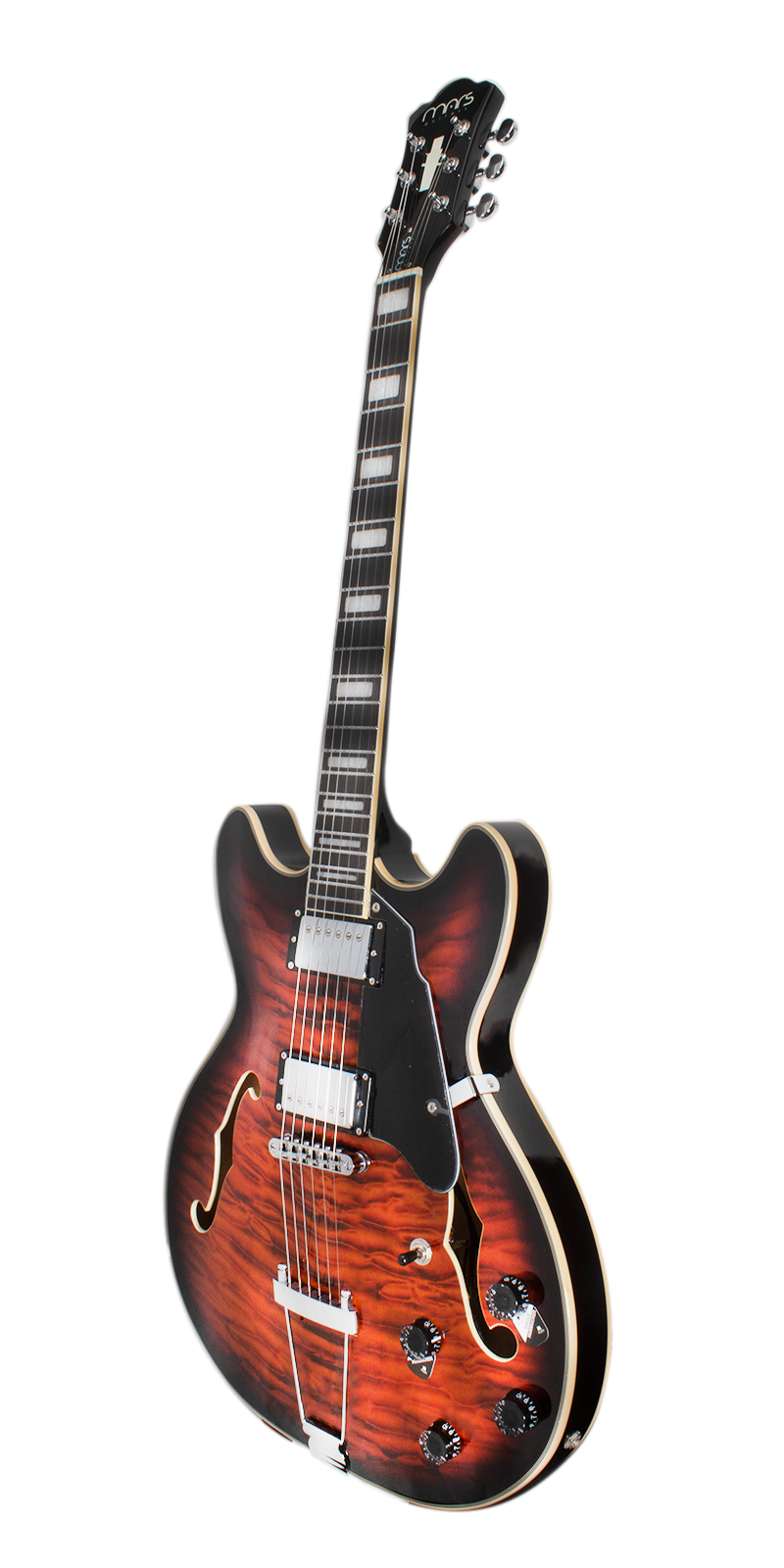 GUITARRA MARS ELECTRICA MOD. HOLLOWBODY 335 CUSTOM - Image 14
