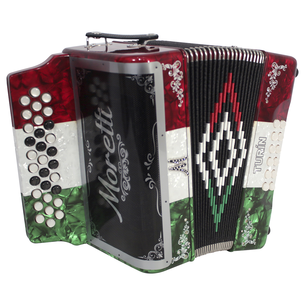 ACORDEON MORETTI BOT. MOD. TURIN FBBEB - Image 8